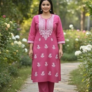 Chanderi Silk Kurti